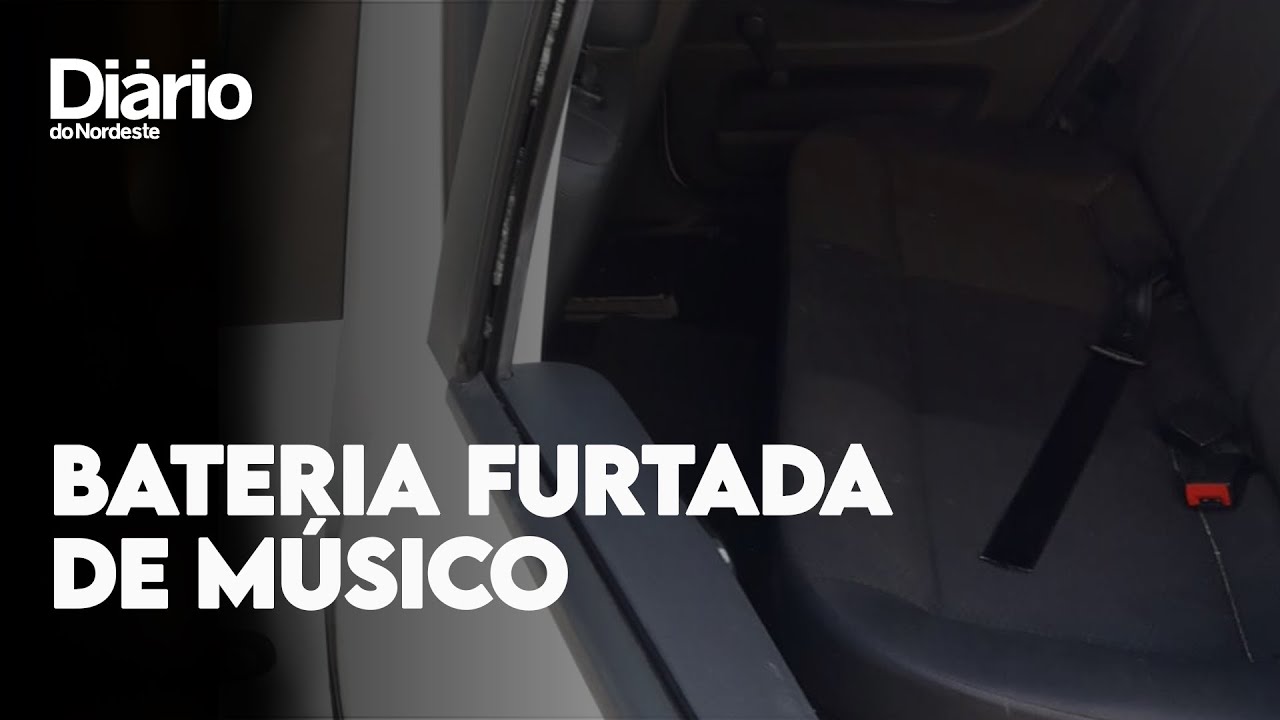 Imagem da notícia Ex-músico de Beto Barbosa tem bateria de R$ 4 mil furtada em Fortaleza