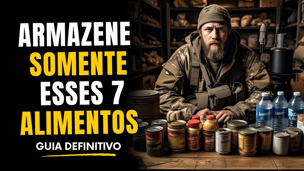 Os 7 Alimentos que Você PRECISA ter para Sobreviver em 2025