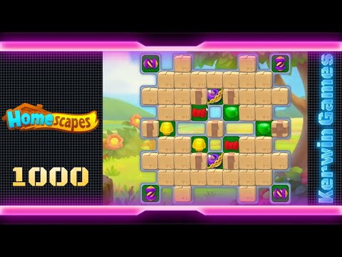 Homescapes Level 1000 - No Boosters