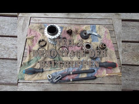 Wartung Sachs Torpedo Super 7 7-Gang  Nabe Demontage der Baugruppen Teil 2/4