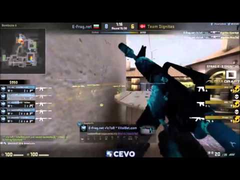 CS:GO - E-Frag.net - v1c7oR gets ACE against Digni