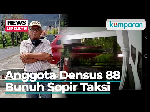Detik-Detik Densus 88 Rampok Sopir Taksi Online yang Tewas di Depok