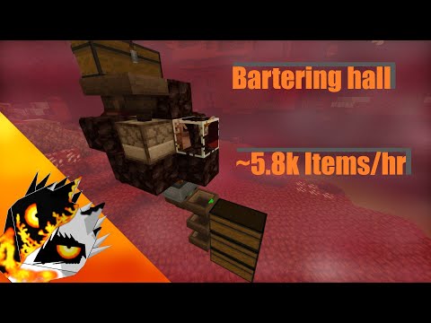 Minecraft: Piglin Bartering Hall (MCPE, Windows 10, Xbox 1, PS4, Switch) [BE]