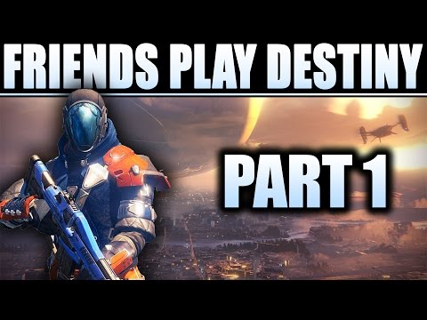 Destiny Gameplay Walkthrough BETA Part 1: Online Coop! Friends Play Destiny! 1st Mission! PS4/X1