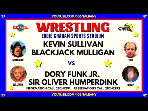 Blackjack Mulligan & Kevin Sullivan vs Dory Funk Jr. & Sir Oliver Humperdink (July 12th, 1987)