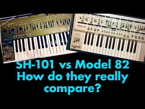Roland SH-101 vs Softube Model 82 - How they really compare? Does software stand the test?