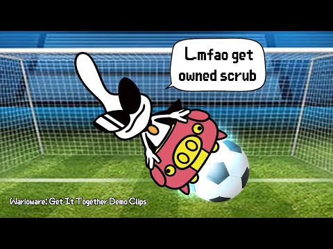 Orbulon being overpowered in WarioWare: Get it Together