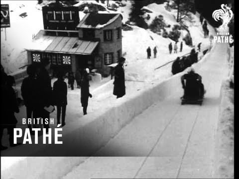 Britons Win Two Man Bobsled In St. Moritz World Championships (1965)