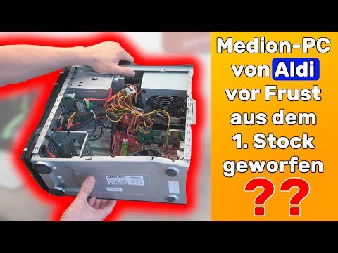 Medion-PC von Aldi vor Frust aus dem 1. Stock geworfen ❓❓ 😬