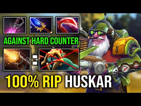 HOW TO DELETE HUSKAR FROM MID 100% Free Hit Scepter + Khanda Solo Mid Sniper Dota 2