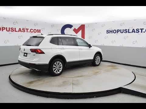 2018 White Silver Metallic Volkswagen Tiguan 4D Sport Utility #V5354A