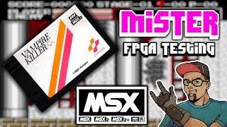 Vampire Killer! MSX FPGA MiSTer Gaming Test