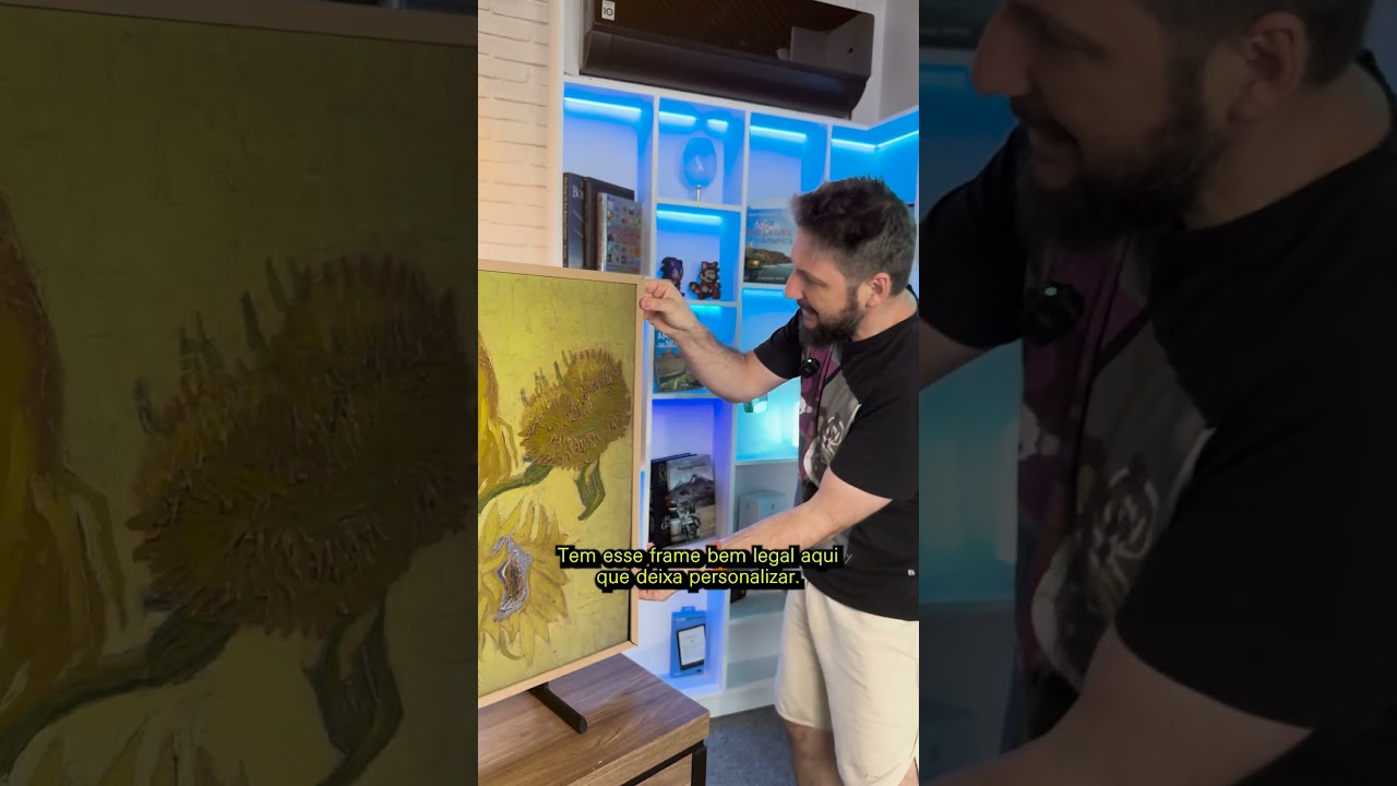 Miniatura da avaliação em vídeo de Smart TV Samsung The Frame 43LS03F 4K 43" 2025
