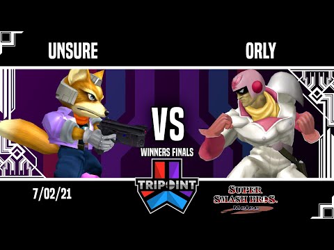Tripoint Smash 103 - Winners Finals - Unsure(Fox) Vs. ORLY(Captain Falcon)