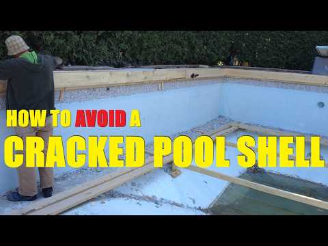 How to avoid cracks in a concrete pool shell