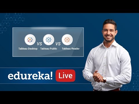 Tableau Desktop vs Tableau Public vs Tableau Reader | Tableau Certification Training | Edureka