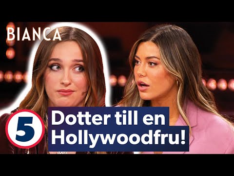 Erika Persson om att ha en svensk Hollywoodfru som mamma | BIANCA | Kanal 5 Sverige