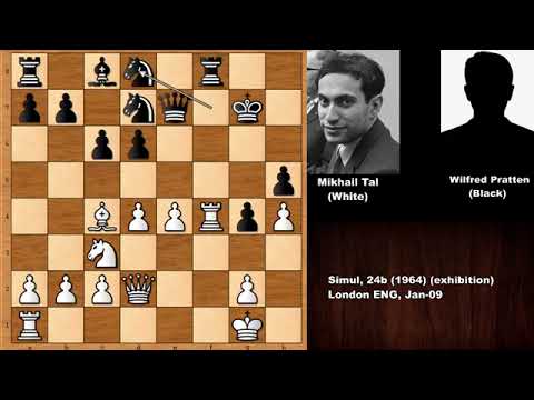 Mikhail Tal vs Wilfred Henry Pratten   London 1964 azL3 oB4SNs