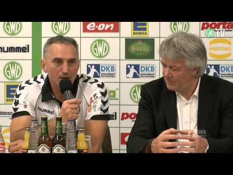 10.11.2013 GWD Minden - VfL Gummersbach // Pressekonferenz