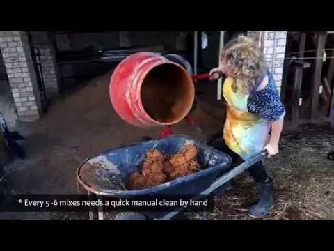 How to Mix Cob in a Cement Mixer