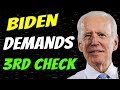 Stimulus Update: Biden Demands Third Stimulus Check ALREADY! WOW Stimulus Update: Biden Demands Third Stimulus Check ALREADY! WOW