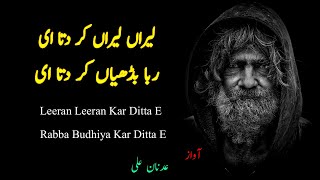 New Punjabi Poetry Leerann Leerann Kar Dita e Voic