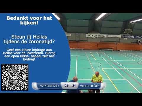 Livestream HV Hellas DS1 - Verburch DS1