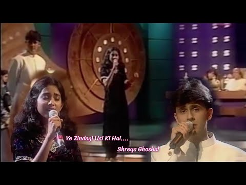 Yeh Zindagi Usi Ki Hai 💕 Shreya Ghoshal sing Lata's ji song 💞
