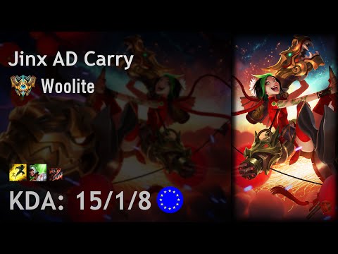 Jinx AD Carry vs Lucian - Woolite - EUW Challenger Patch 6.18