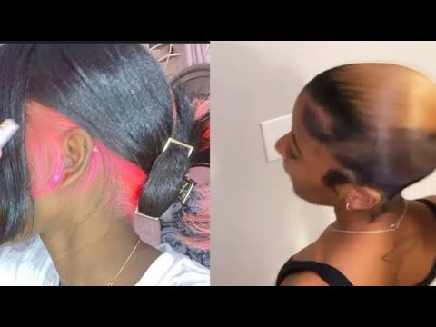 Dyed hairstyles for black girls!! 👑💕