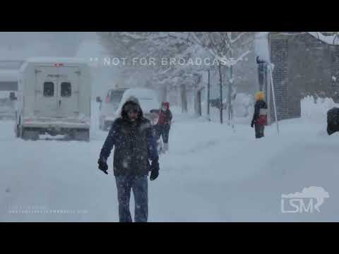 11-18-2022 Buffalo, New York  - Lake Effect Snow Pummels Buffalo and SouthTowns