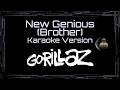 Gorillaz • New Genius (Brother) (CC Karaoke / Instrumental)