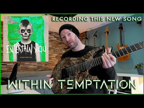 Ruud Jolie recording the latest Within Temptation single "Entertain You"