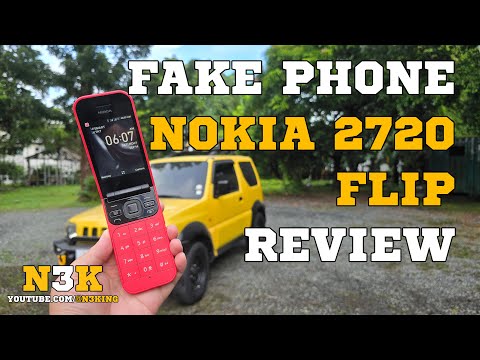 "Nokia 2720 Flip" 2024 Review | Fake Phone | Spanish Hindi Subs Available