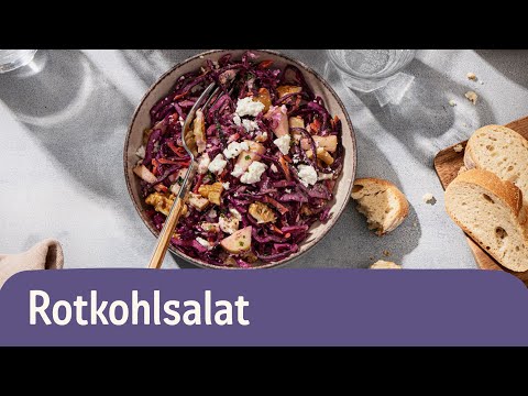Rotkohlsalat mit Apfel 🍎😋| REWE Deine Küche