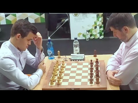 Magnus Carlsen 2939 vs. Peter Svidler 2770 / FIDE World Blitz 2018 / Round10  / English Opening
