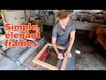 Picture frame BASICS. How to make a simple picture frame using a tablesaw.