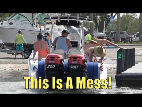 This Turns Into A Mess!! | Miami Boat Ramps