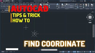 AutoCAD How To Find Coordinates Tutorial