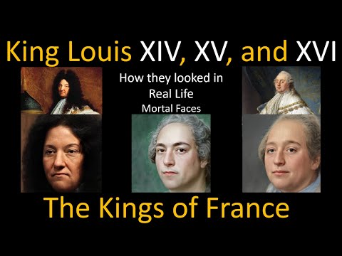 How KING LOUIS XIV, XV, and XVI looked in Real Life- With Animations- Mortal Faces