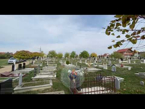 Mbetje mortore në varrezat e fshatit Hajvali