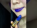 Blue lipstick
