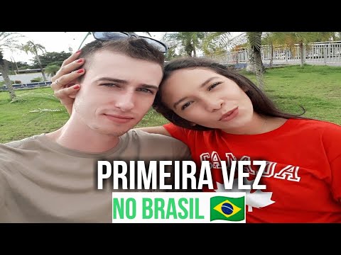 PRIMEIRA VEZ DO MEU GRINGO NO BRASIL|Canadense