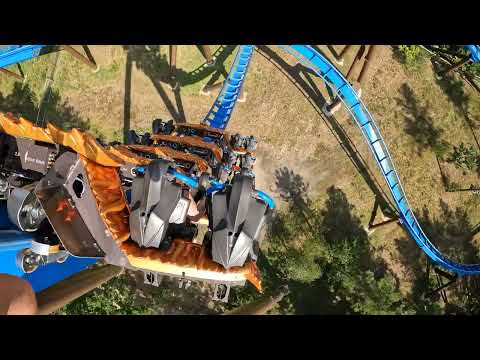 Toverland - Fénix Right Wing Last Row Onride 4K 2022 #onride #toverland #4k #lastrow #fénix
