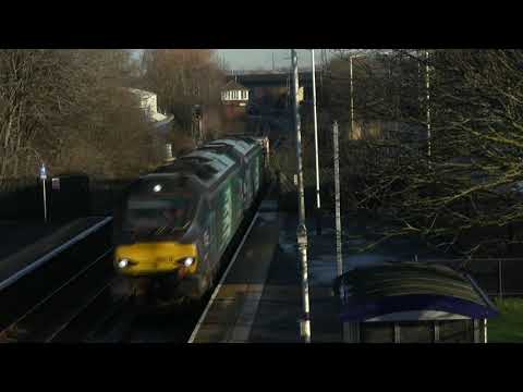 Nuclear waste flasks Hartepool to Sellafield through Blaydon 31st January 2019