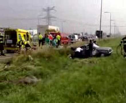 Ongeval A2 Vinkeveen richting Breukelen