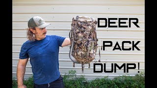 EVERYTHING YOU NEED to Carry in Your DEER HUNTING Bag | Pack DUMP!!