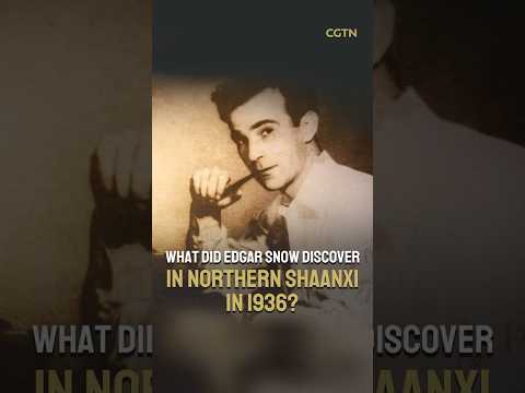 What did Edgar Snow discover in northern Shaanxi in 1936?