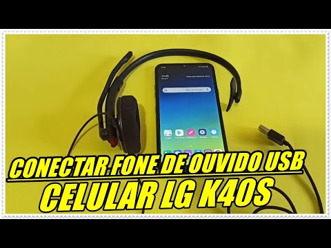 How to Connect USB Headphones to LG K40s Cell Phone