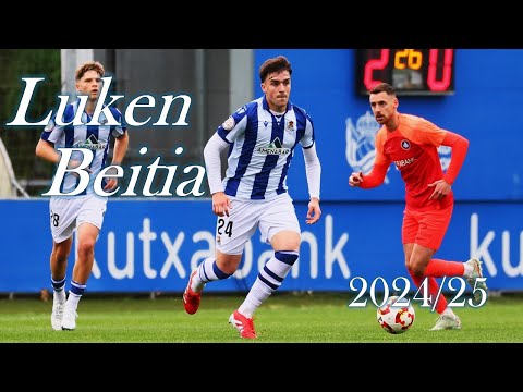Luken Beitia 2024/25 | Sanse (Real Sociedad B) | #zubieta